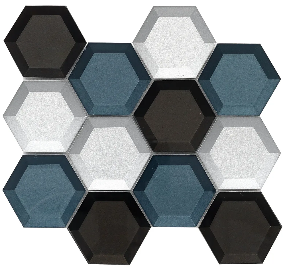 JBN New Design Glass mosaic tile for bathroom and kitchen wall decoration mosaic