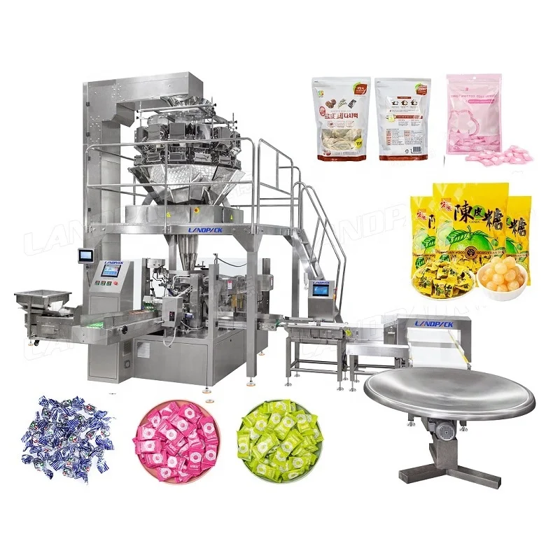 Landpack LD-8300A Beef Granules Sweets Candies Little Dried Fish Packing Machine