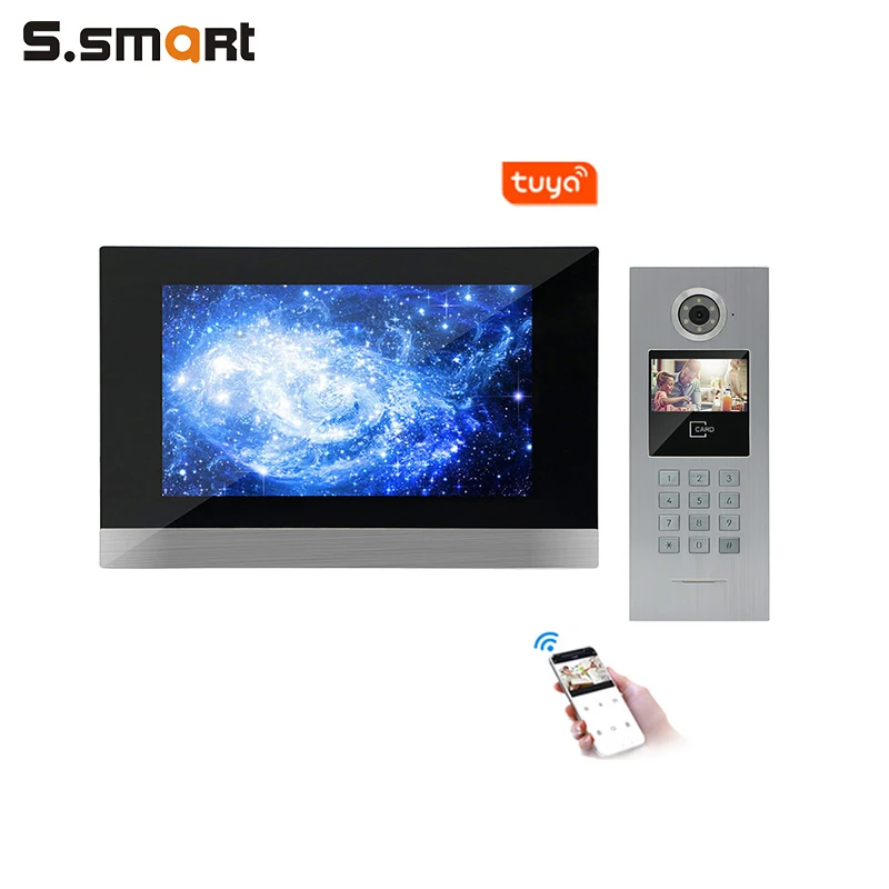 Modern Design WIFI Smartphone Doorbell Sound Ringtone Apartment Sip Intercom