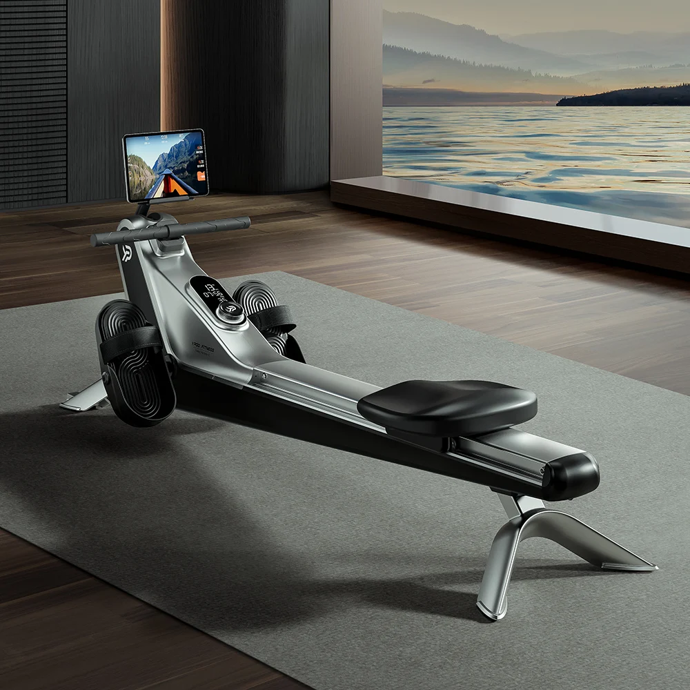 YPOO Electromagnetic control system smart rowing machine China row machine gym factory with YPOOFIT APP Rower