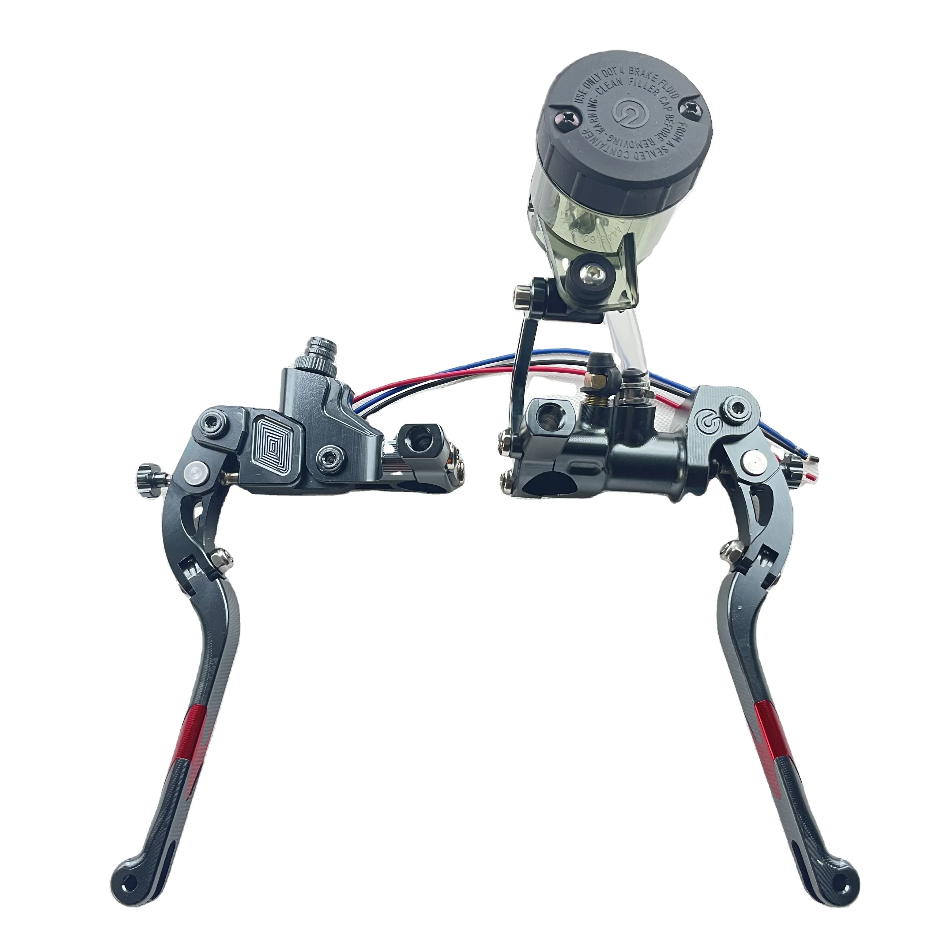 Мотоцикл гидравлический тормоз главный цилиндр насос правый рычаг CNC алюминий универсальный 22 мм анодированный Цвет 17 5 гоночный