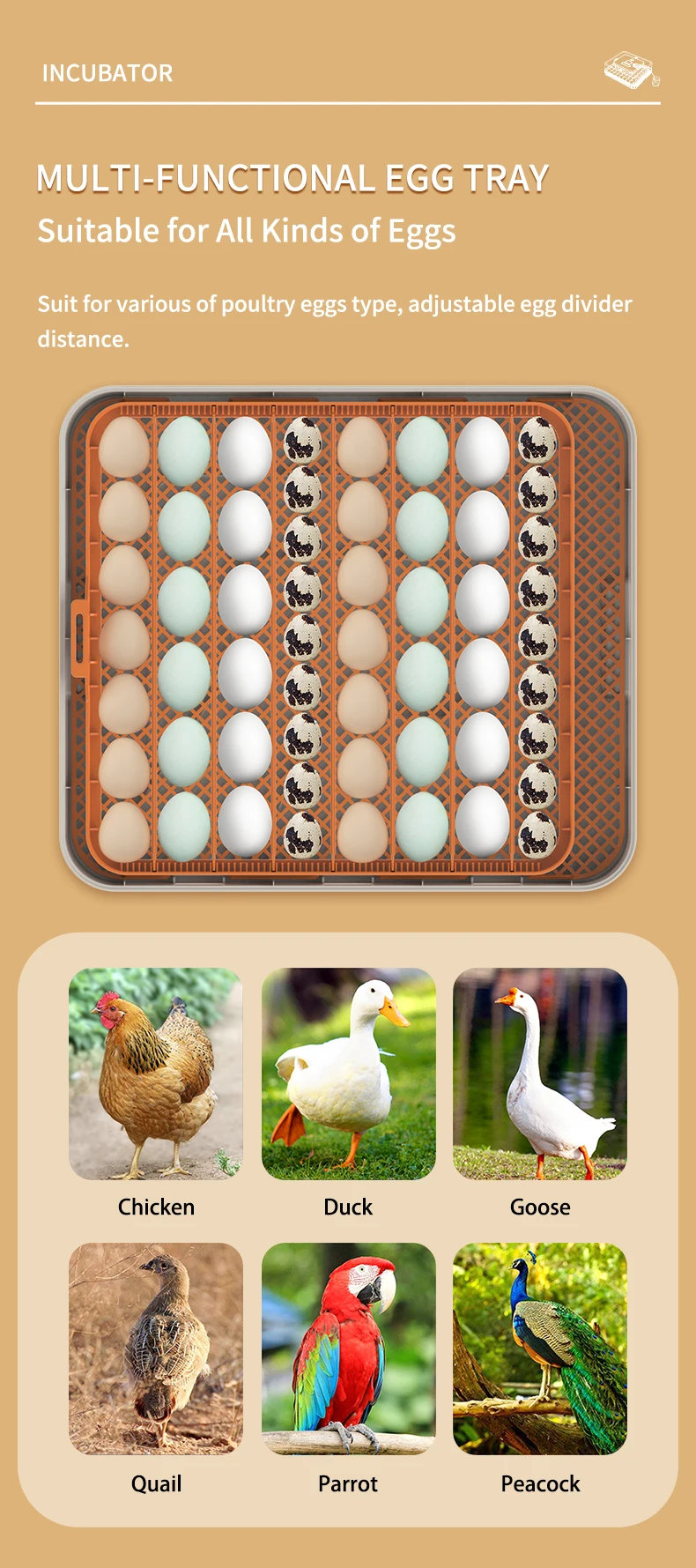 WONEGG New Trend 56 Fully Automatic Egg Incubator For Eggs Mini Incubators For Hatching Eggs