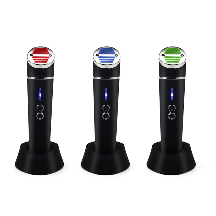 Trending Products Beauty Instrument 2024 New Hot and Cold Skin Rejuvenation Facial Massager Device Led Face Beauty Equipment