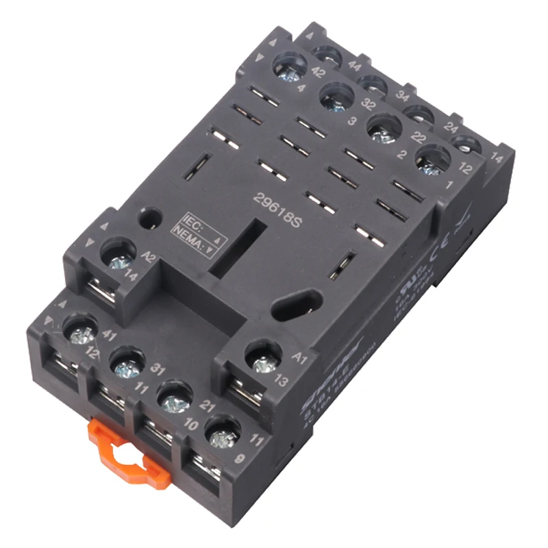 Shenler STB14-E relay socket 4 pole 10A dc/dc solid state relay 200a my2n dc24v lighting  8pin relay mk2p auto  alarm