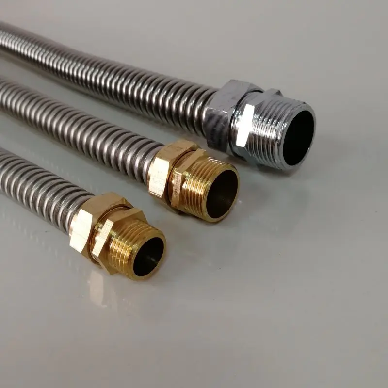 6 inch corrugated pipe with joint high temperature resistant cold and heat natural gas high pressure hot water industry