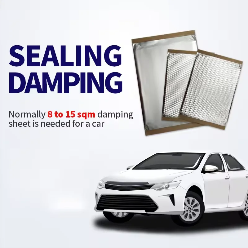 High quality butyl tape car damping sound proofing RV sound deadening sheet for automotive