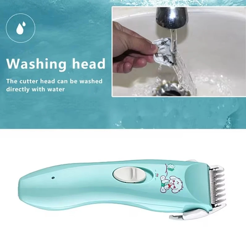 Baby Hair Clippers Quiet Trimmer for Kids and Children Waterproof Rechargeable Cordless Haircut Machine for Toddler and Boy