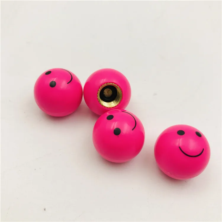 
4pcs Plastic car tire valve caps ball 