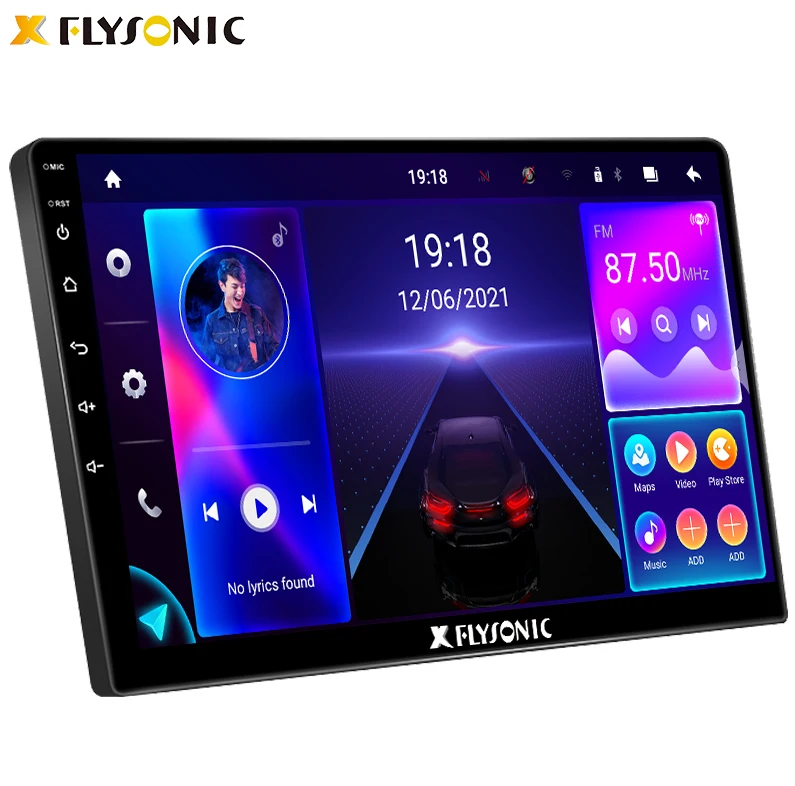 Flysonic Android Auto Monitor Real 1080p Full Hd Dvr With Night Vision Camera Box Interface For Mokka Car Video