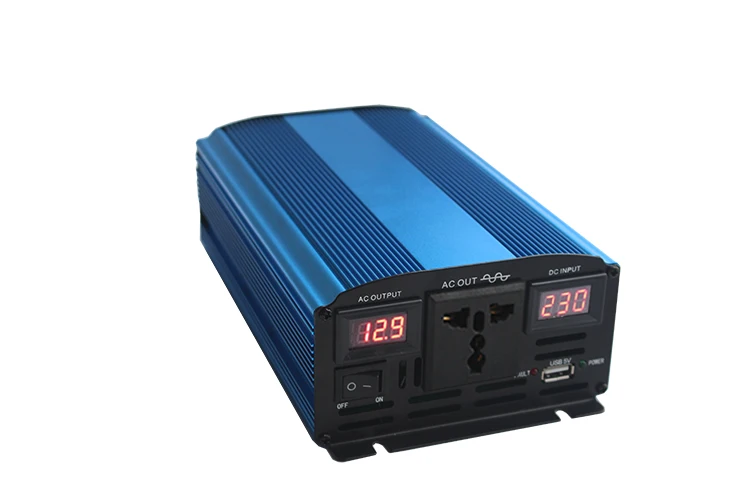 600 Watts  AC to DC 110v/220v off grid pure sine wave power inverter with soft start LCD display