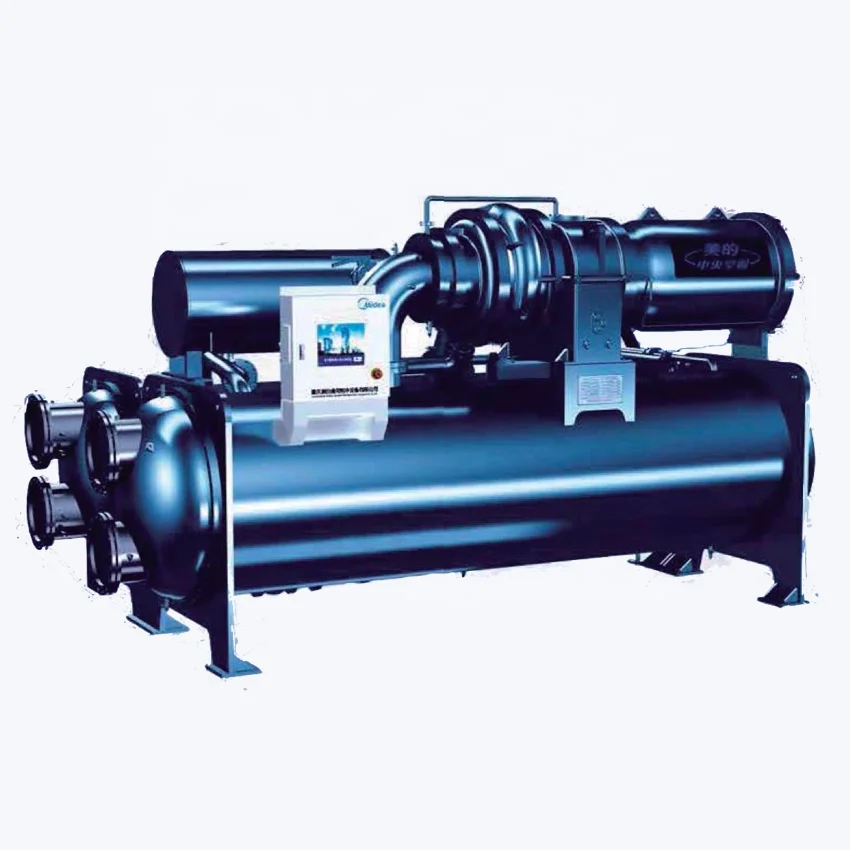 High efficiency full falling film centrifugal chiller