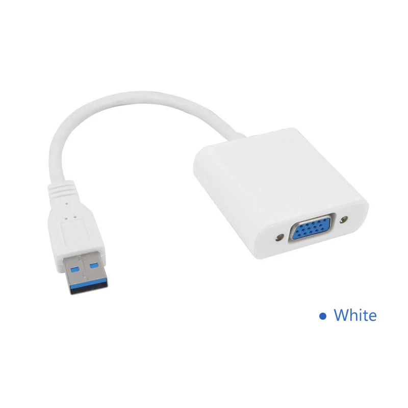 USB 3.0 to VGA Multi-display Adapter Converter Display Adapter Cable with Driver External Video Graphic Card for Windows 7/8