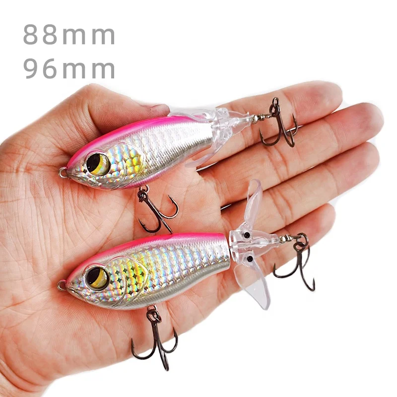 oem top water chopper props lure 88mm 96mm floating whopper plopper popper hard bait