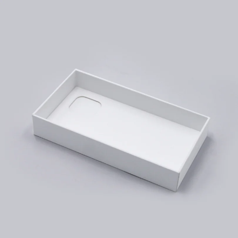 Accept Custom Logo General model white 165*90*30mm coated paper box for packaging phone in stock
