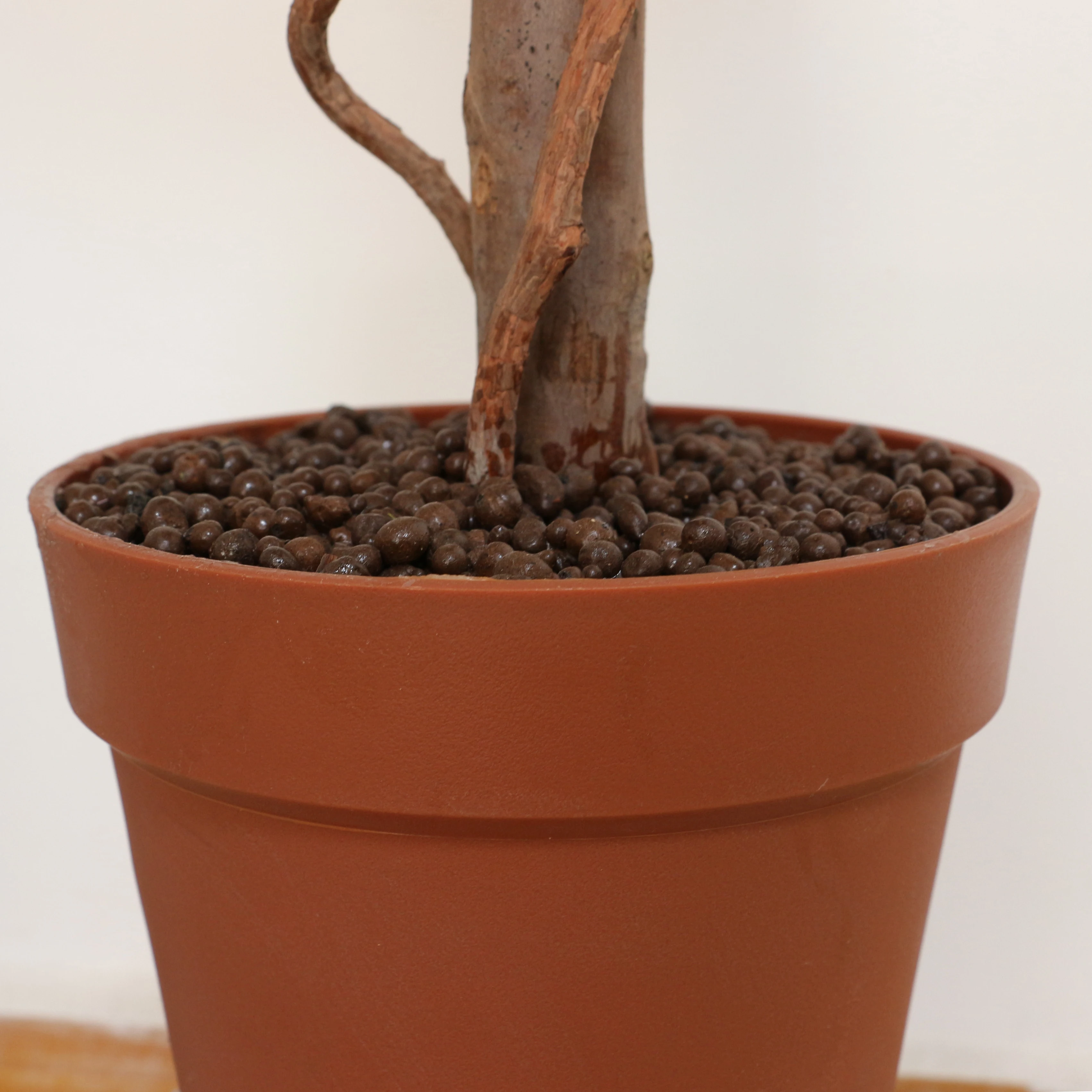 In stock factory inventory 3ft artificial azelaa pink flower topiary single ball tree for home indoor decoration