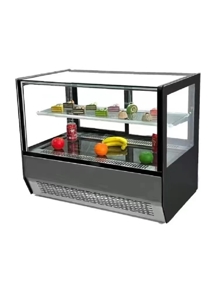 FENXIAN New bezel-less display refrigerator mini bakery equipment dessert refrigerated display cooler