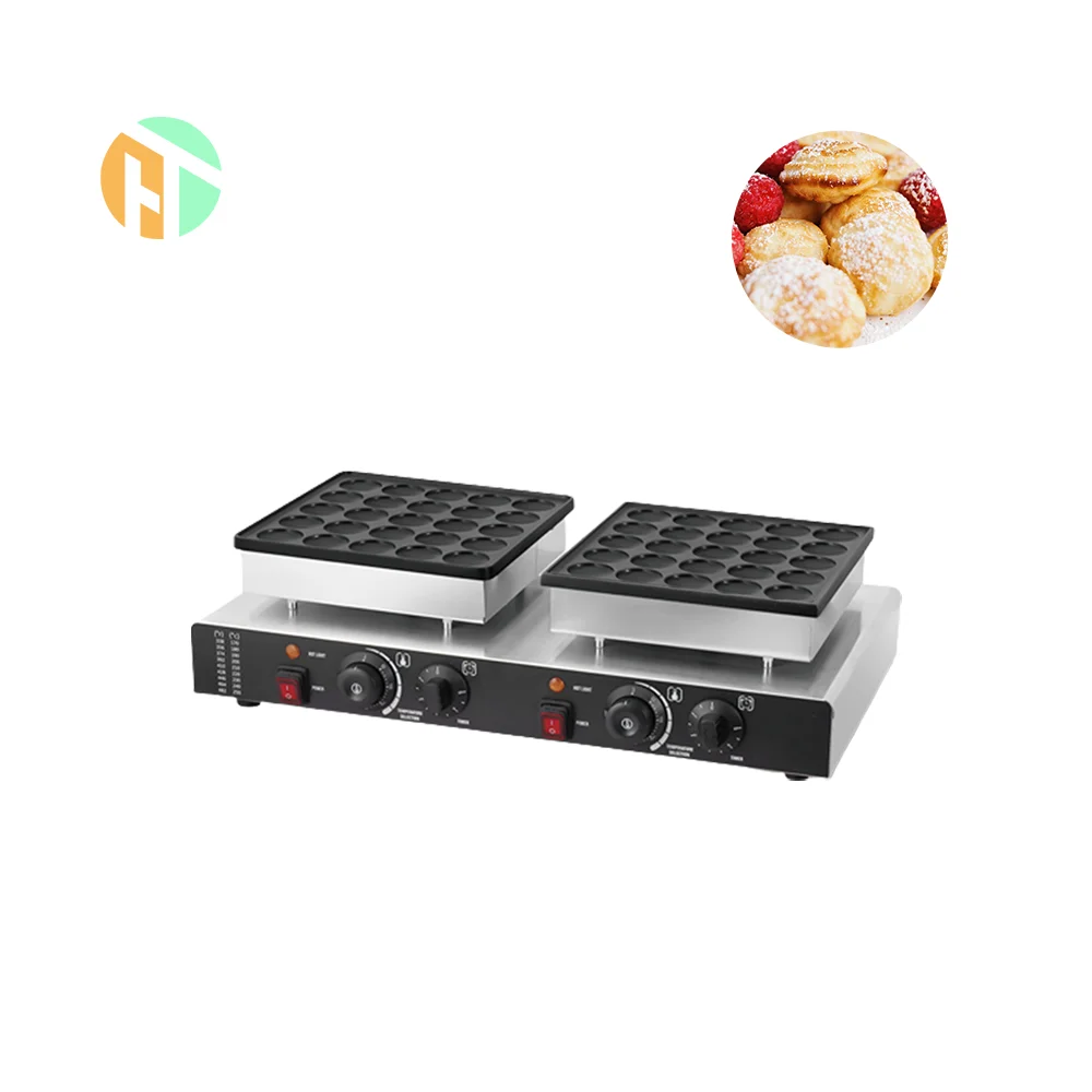 Машина для малого бизнеса Коммерческая Плита Poffertjes электрическая машина приготовления мини-блинов 50 штук на продажу