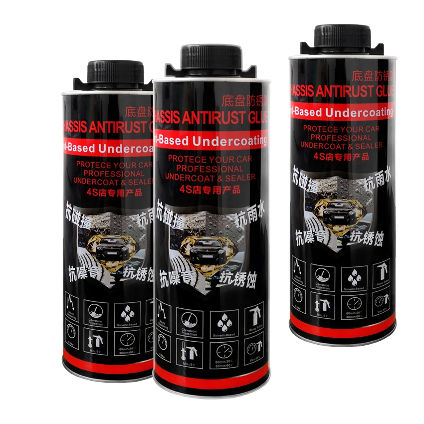Environmentally Friendly Automotive Care Products Chassis Armor Odorless Anti rust Automotive Primer Suitable for 1000ml