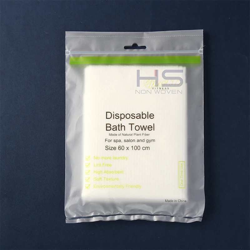 100% cotton disposable nonwoven bath towel disposable hair towel