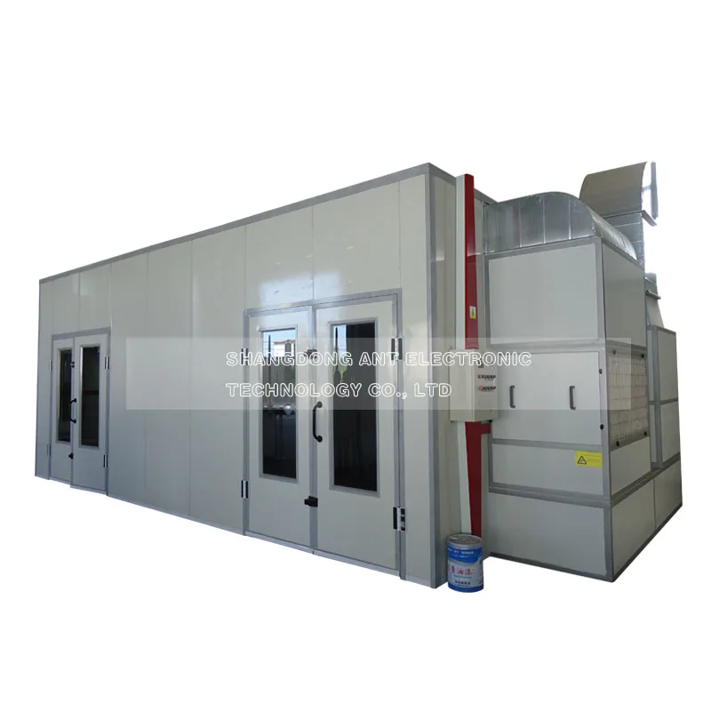 Factory Price Standard Spray Booth With Carbon Filter 2.3m*2.3m*2.5m Small Baking Oven Spray Booth Curing Oven