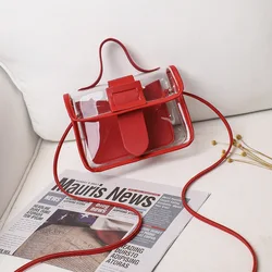 New Arrivals Hot Sell Clear Transparent Jelly Bag Crossbody Shoulder Bags