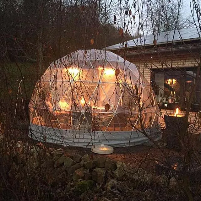 Customized Size Aluminum Alloy Party Restaurant Geodesic Dome Event Tents For Sale