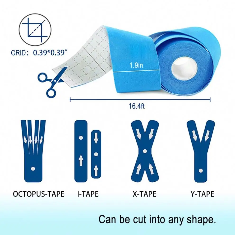 Baiyuheng High Quality Kinesiology Tape Brown Kinesiology Tape Sport WaterProof Tape