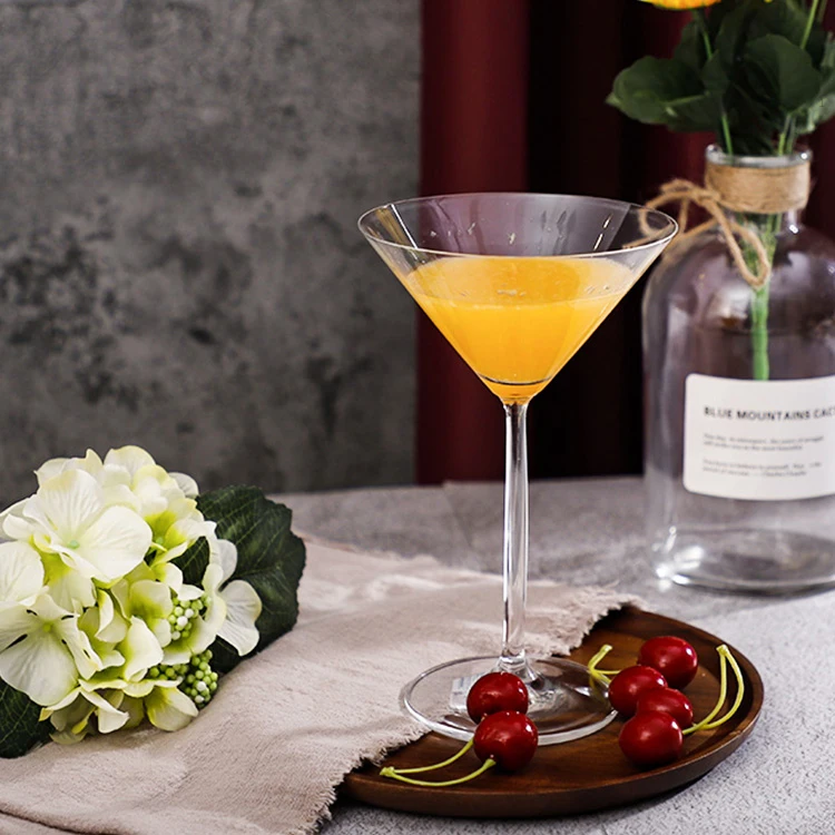 
Linsen Durable Red Wine Glass Crystal Set Cocktail Juce Glass Cup Manufacturers 