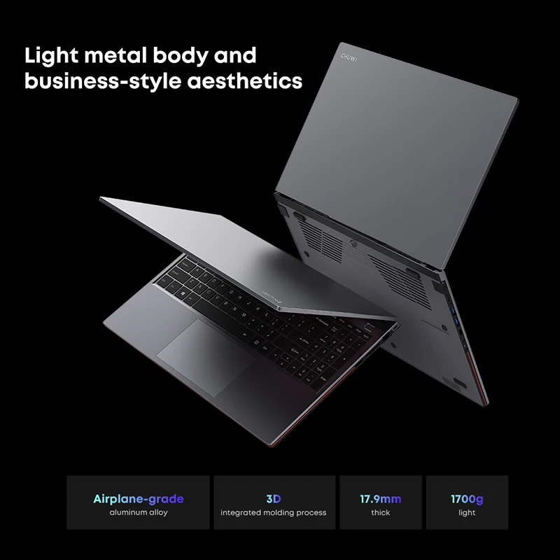 Newest CHUWI GemiBook X Laptop 15.6 inch 1920x1080 FHD Screen Intel Celeron N5100 Quad Core 4GB RAM 128GB ROM Win10 Notebook PC