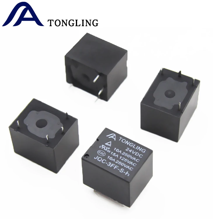 JQC 3F T73 24VDC 4 Pins 220V 10A Miniature Electric Relay Module