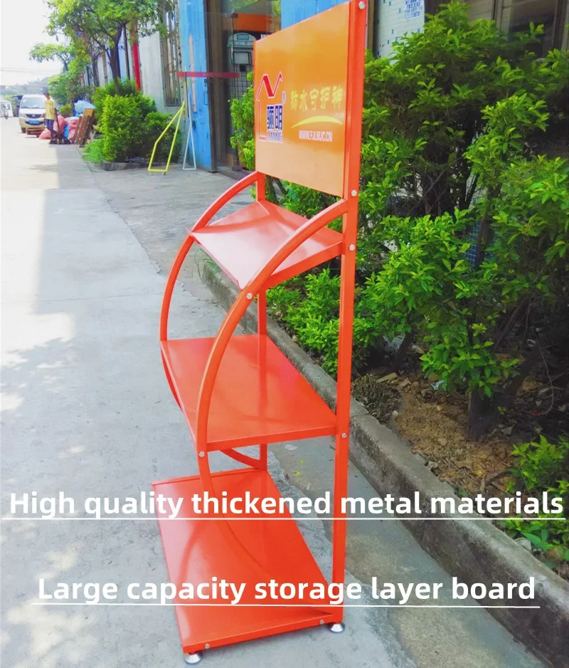 Custom Garage Store Car Battery Mat Accessories Motor Lubricating Engine Oil Bottle Tools Metal Display Rack Stand Holder