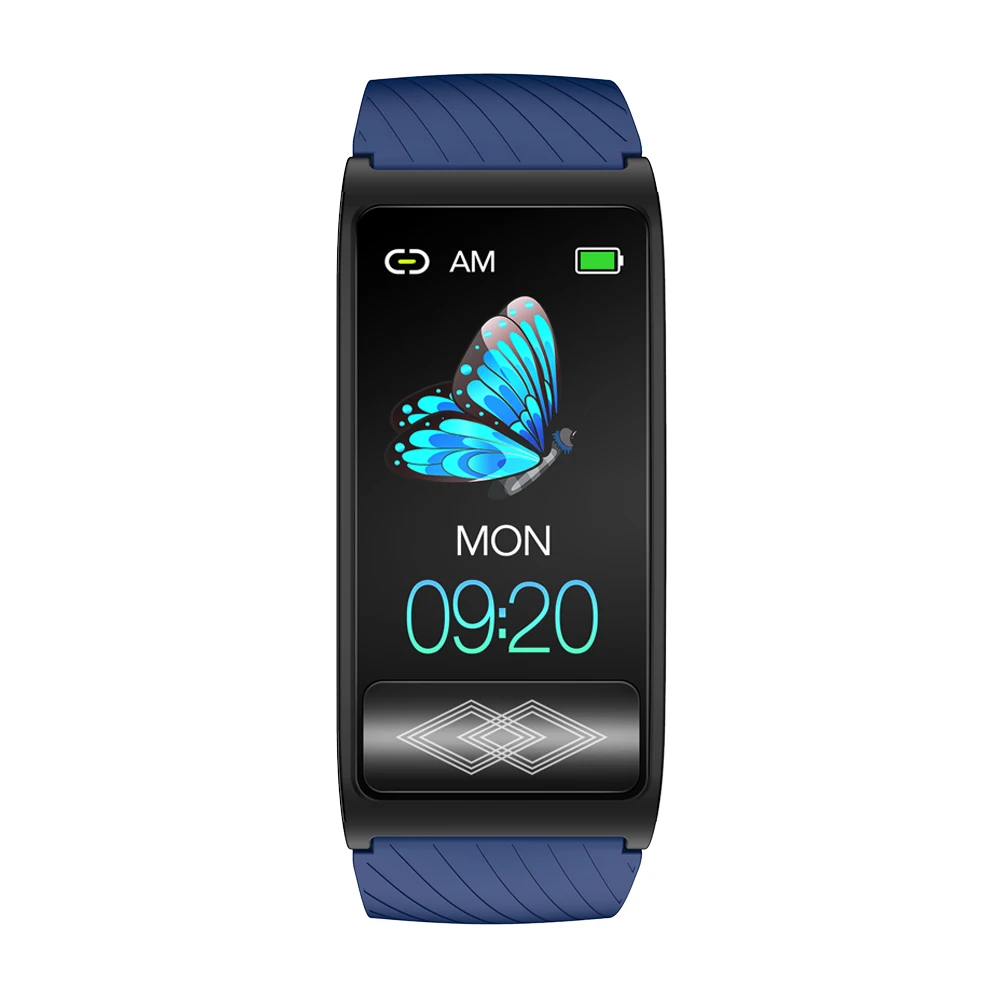 Dynamic HRV ECG PPG Chest Finger Wrist Heart Rate Blood Pressure Monitor Test Smart Band Fitness Tracker For iPhone Android