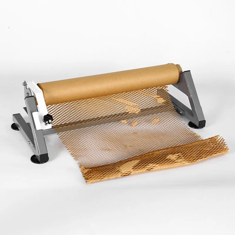 Shipping Protection Cushion Recyclable Brown Honeycomb Paper Kraft Packaging Dispenser