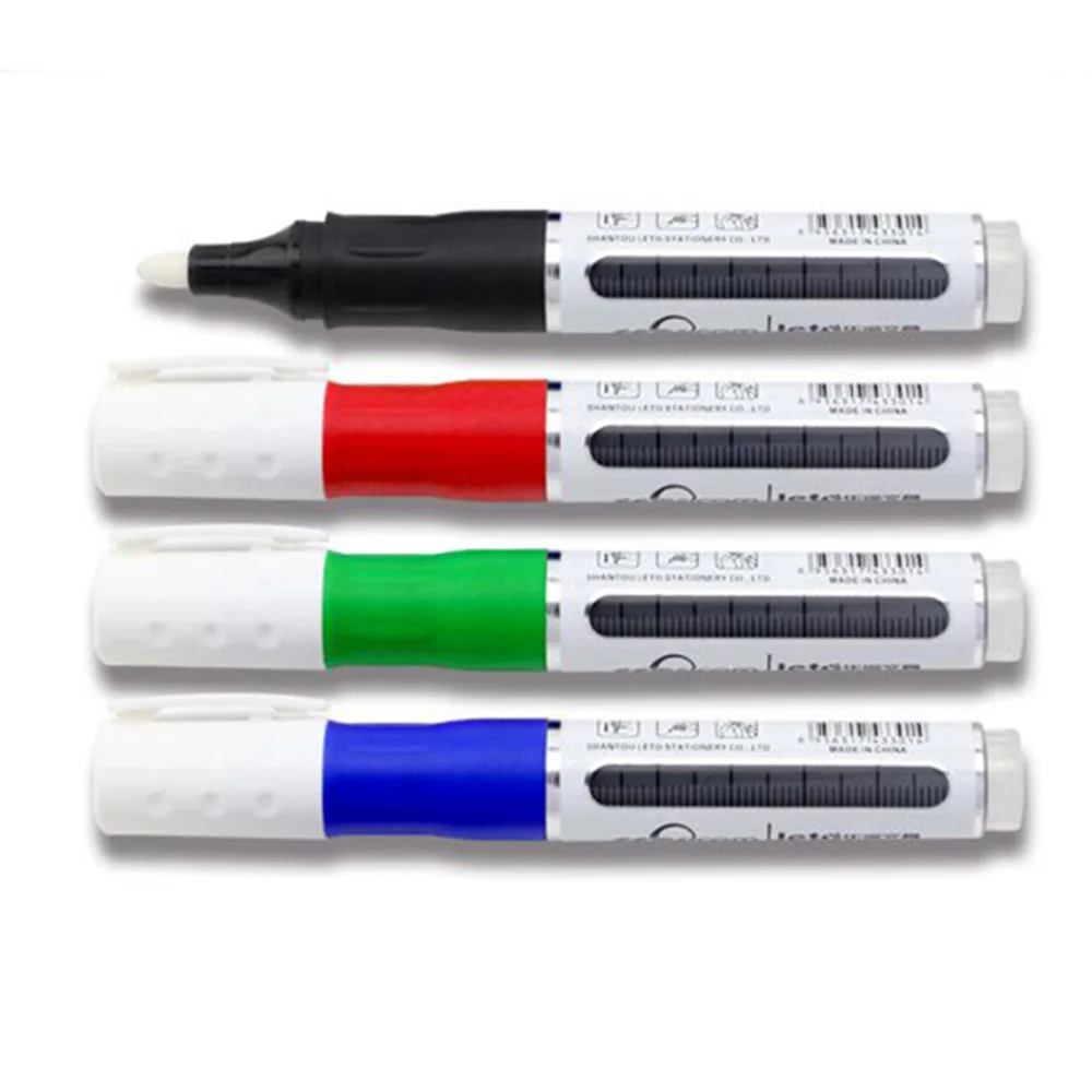 Straight Liquid Thick Head Press Large-capacity Ink Replacement Pen Bag Color Whiteboard Pen