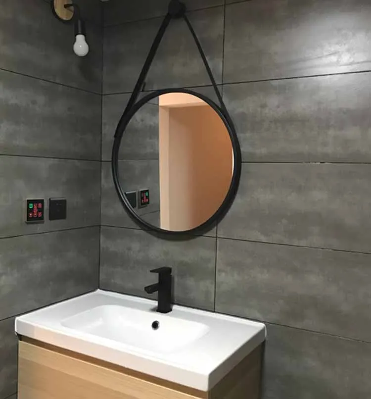 Стабильное качество золото, Ретро стиль, кошачий глаз, круг подвесное зеркало