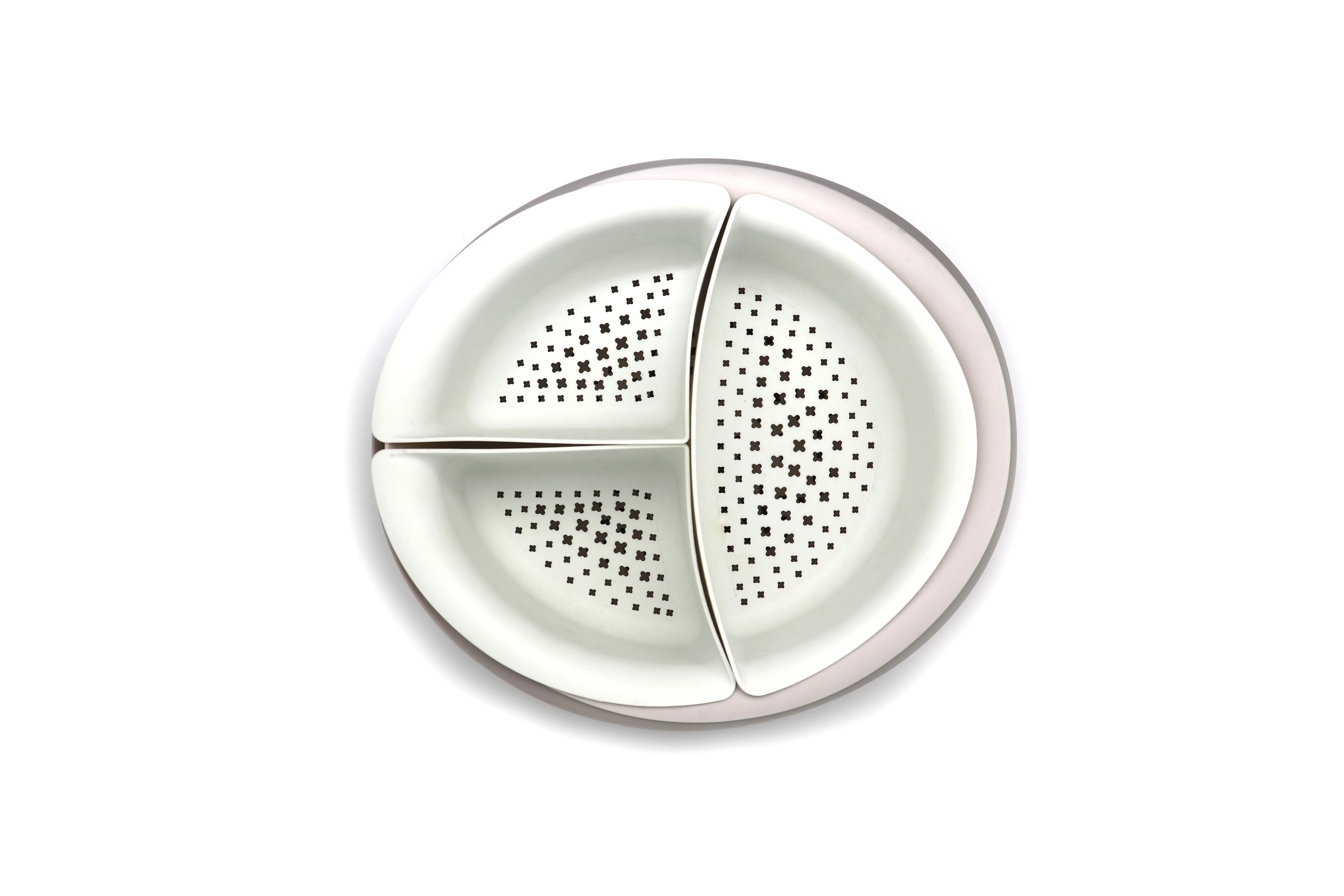 Multifunctional Fruit Washer Filter Container Three Layer Drain Basket Colander Bowl Fruit Vegetable Wash Basket