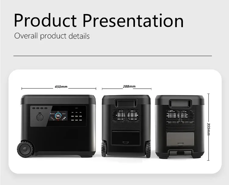 2000W Big Powerful Pure Sine Wave Portable Solar Panel Back Up Generators For Home Slient