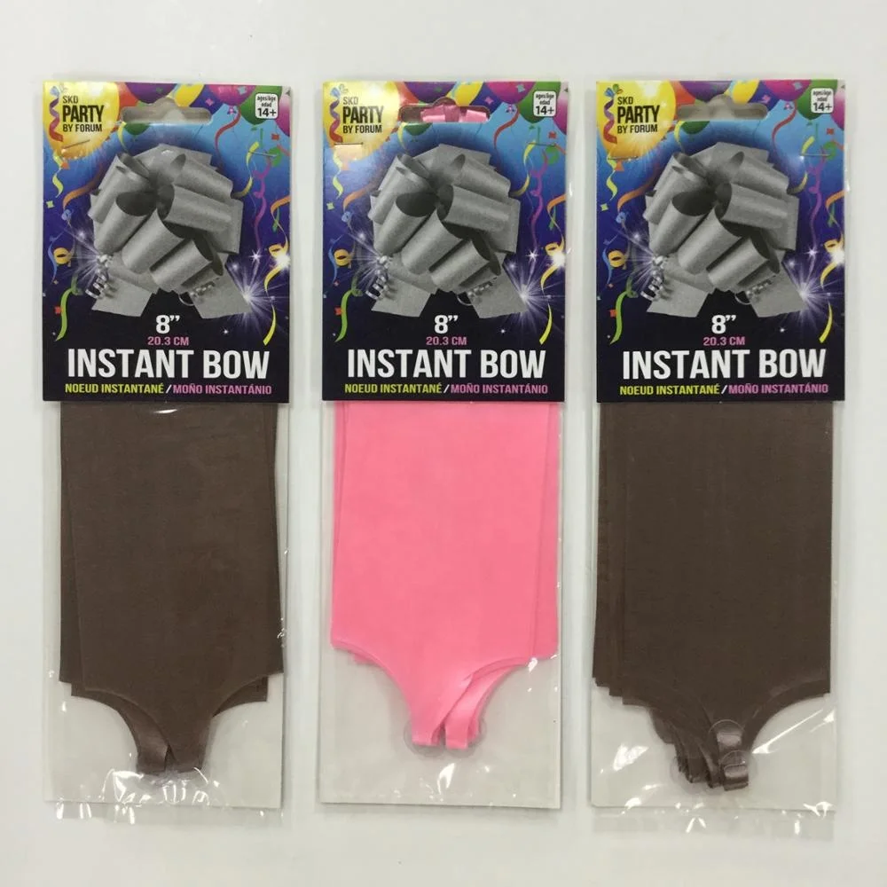 pp holographic pull bow for gift packing