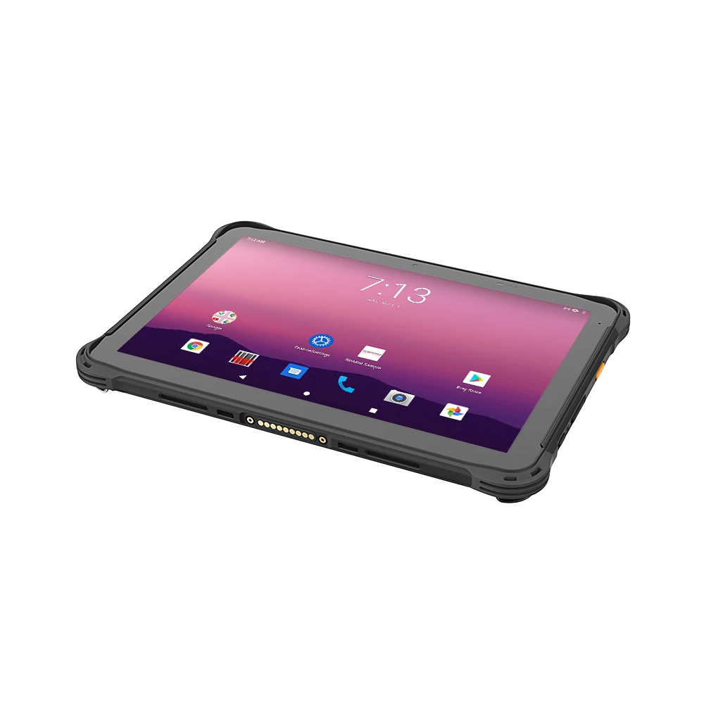 10.1 inch rugged android tablet octa core wifi vehicle mount nfc reader industrial barcode scanner