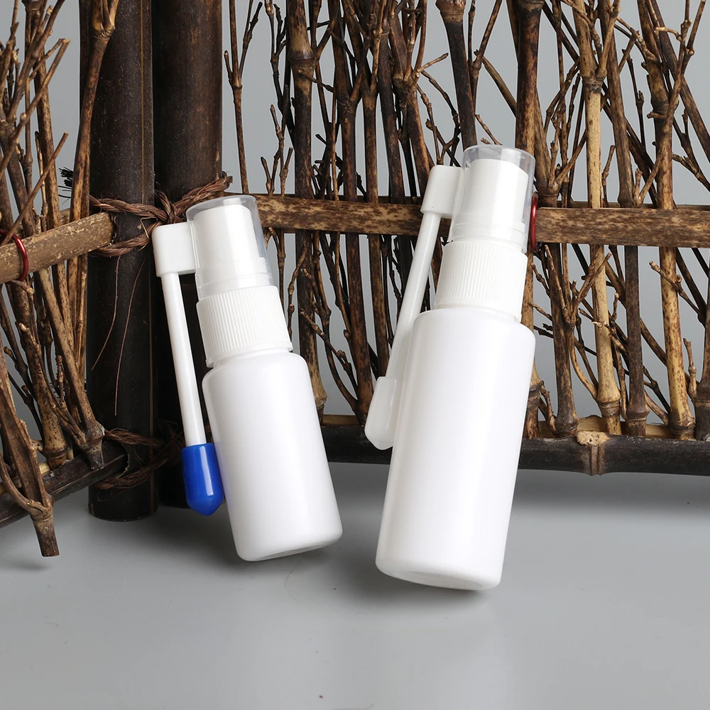 10ml 15ml 20ml 30ml 50ml HDPE Empty pharmaceutical plastic bottle amber Oral Nasal Throat Mist Spray Bottle