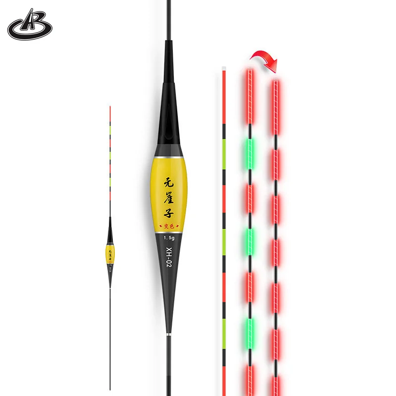 1PC Gravity Sensor Fishing Float Luminous Fish Bite Color Change  Buoy Electric Vertical Tools Tackle Fishing Float