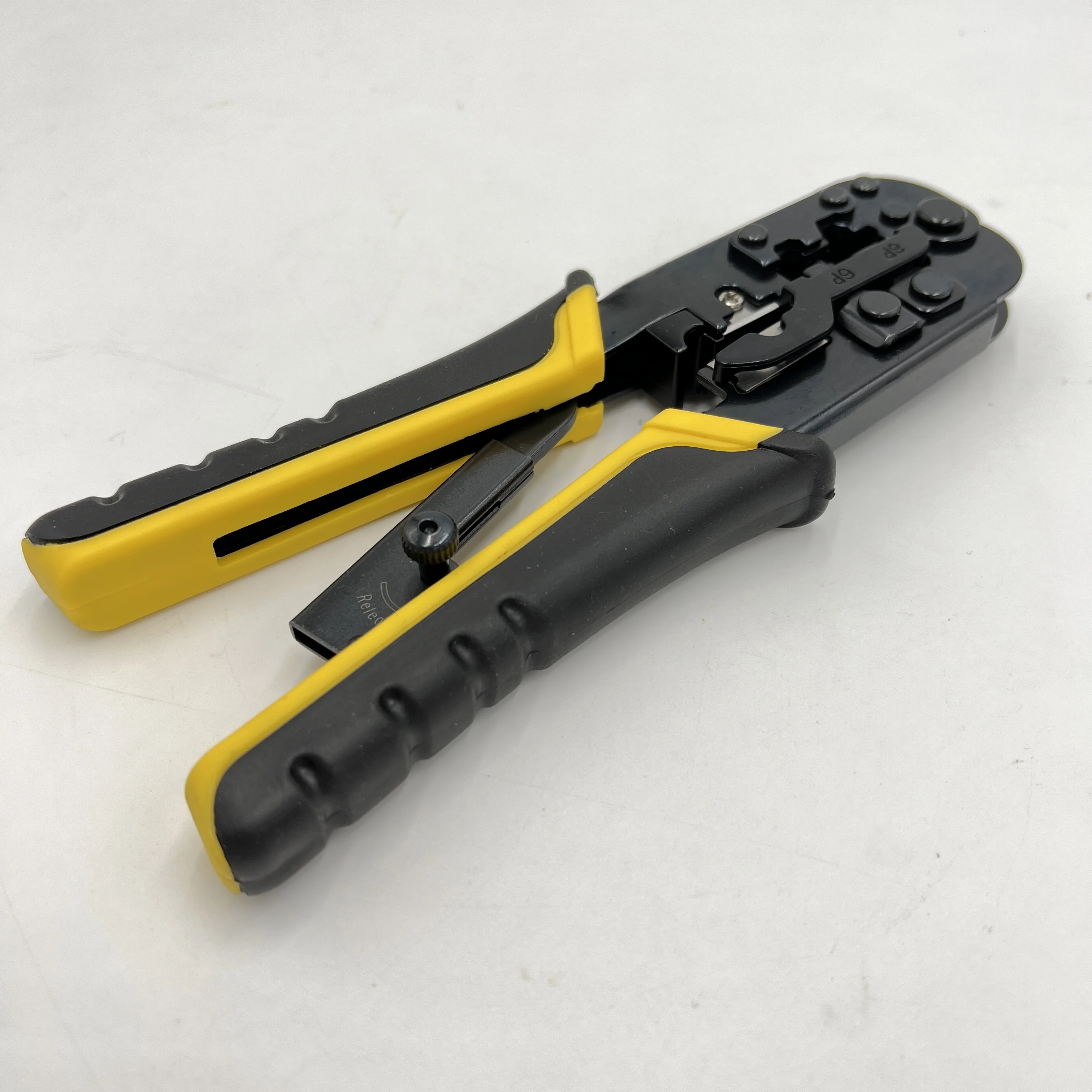 Dual-Modular Crimping Tool for Cuts,Strips,and Crimps 2 Type of Plugs in 1 Crimping Pliers Wire Strippers Hardware Tools