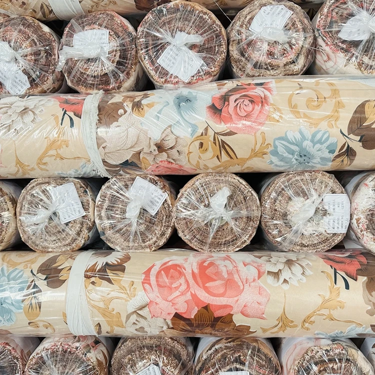 Fabric roll 3d disperse print floral print 100% micro fiber polyester twill fabric manufacturer