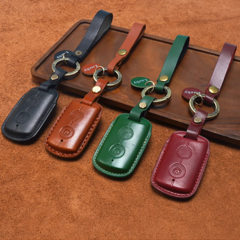 SweetPig OEM Colorful Genuine Leather Key Case Shell for Yamaha Motor Motorcycle KeyRing key cover accessory