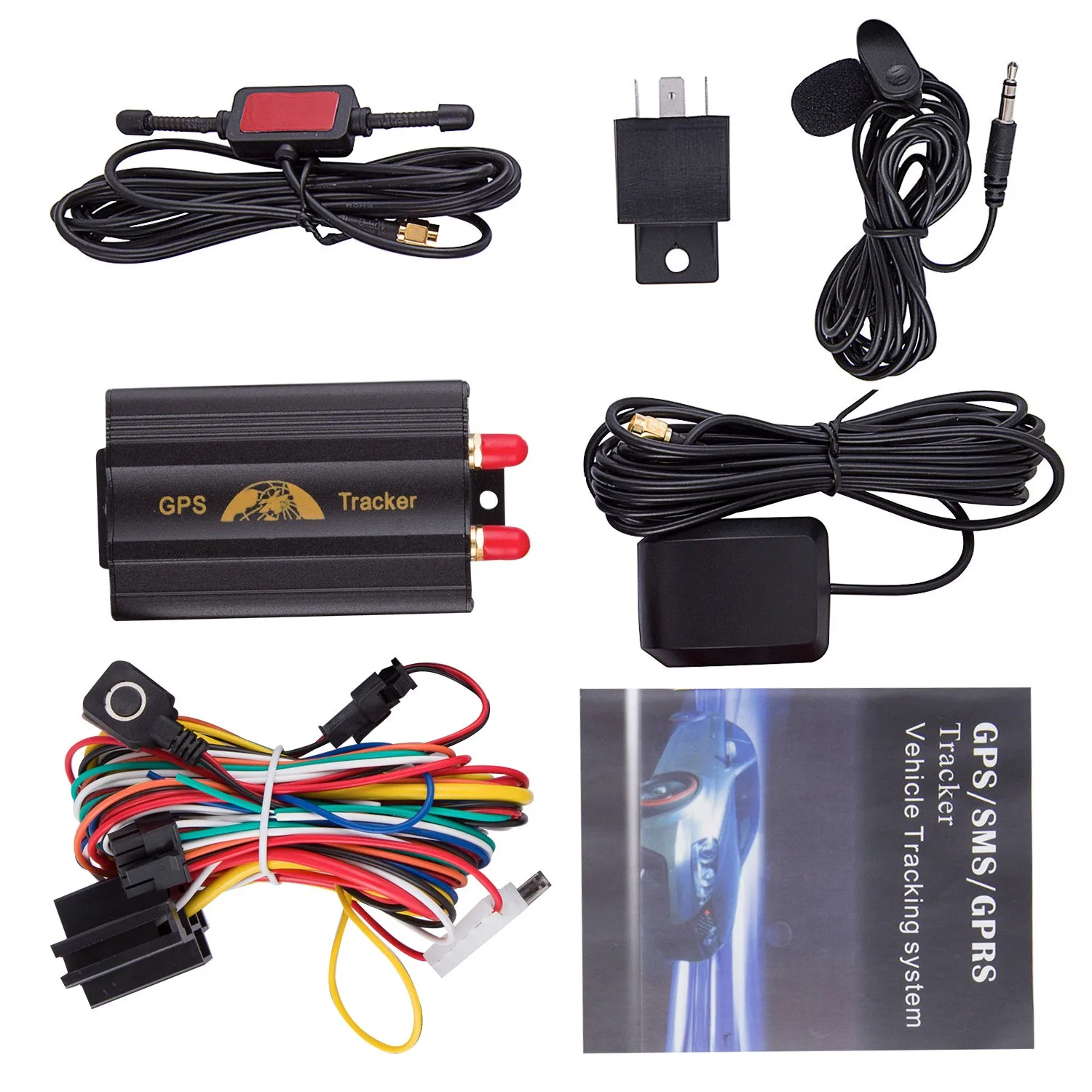 Hot Free software GSM/GPRS GPS Tracker Coban 103 TK103 Real-Time Auto Vehicle Locator with Relay