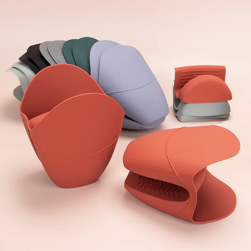 Силиконовые термостойкие мини-перчатки для духовки