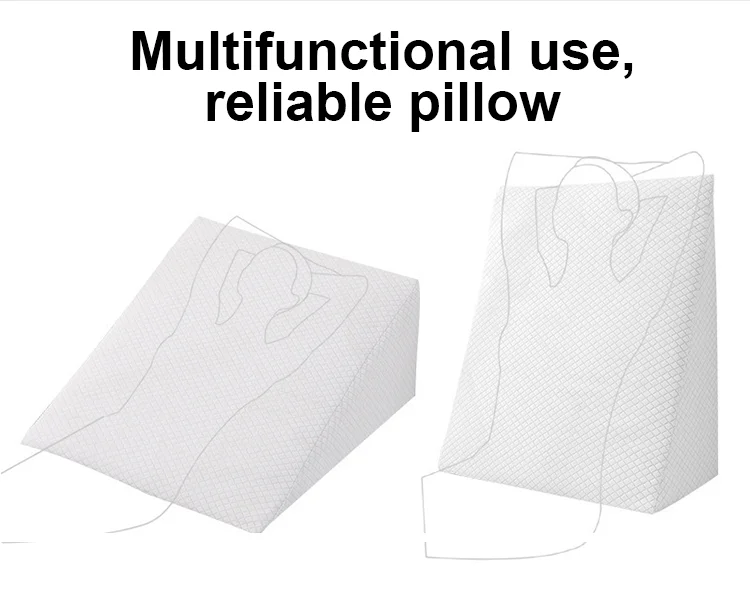 Headboard Sleeping Reading Rest Leg Elevation Back Support Triangle Wedge Bed Pillows