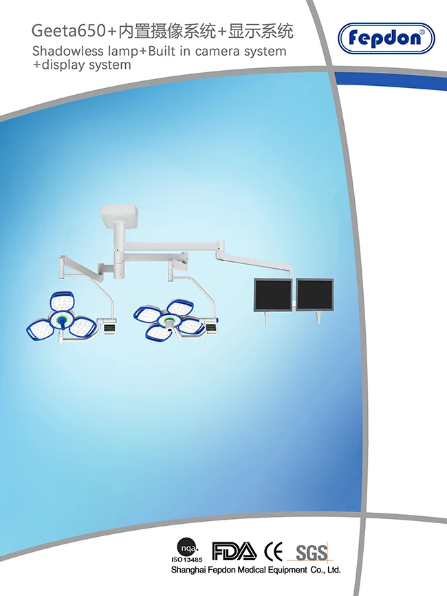 high quality ceiling led surgical shadowless lamp OT light LED operating examination lamp