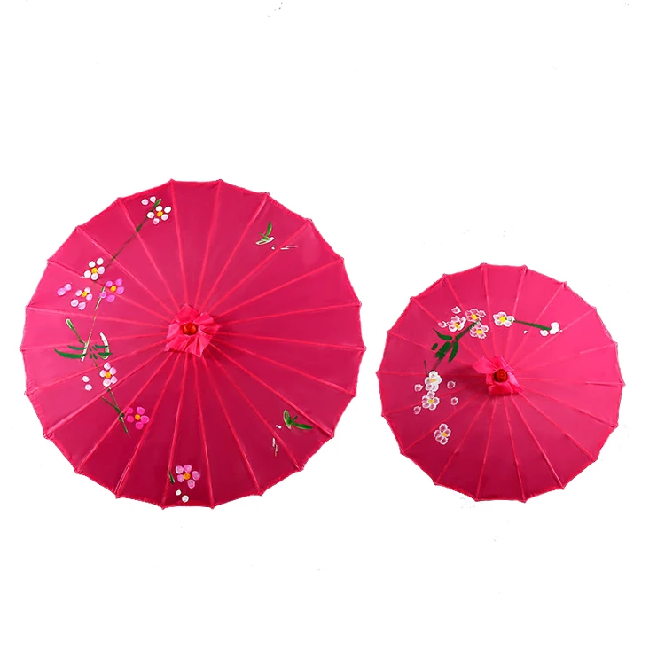 WeddingTraditional Handmade Parasol Folded Oil Paper Umbrellas With Photo Print Paper Parasol