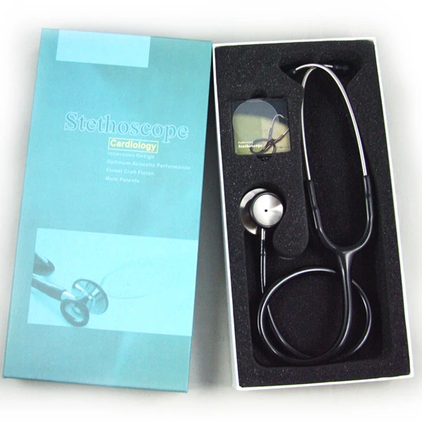 Высокое качество Профессиональный больница Медицинская нержавеющая сталь Тип стетоскоп корпус, способный преодолевать Броды для взрослых